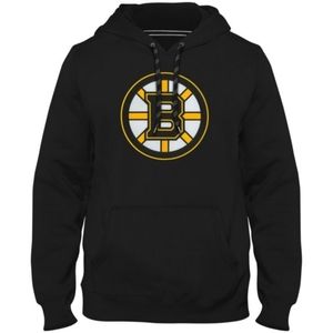 Boston Bruins Fanatics Branded Franchise Pullover Sweatshirt - Black
